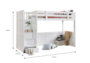 My Design Loft Bunk Bed with Stair King Single