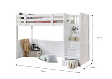 My Design Loft Bunk Bed with Stair King Single