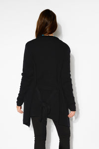 Abby Black Knit Cardigan