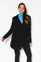 Abby Black Knit Cardigan